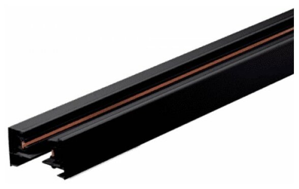 Трековый шинопровод накладной однофазный Jazzway PTR 1M-BL 1 м цвет черный - фото №1