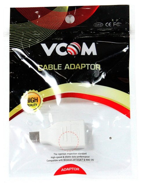 Переходник VCOM Telecom Mini DisplayPort(M) - DisplayPort (F) CA805 - фото №2