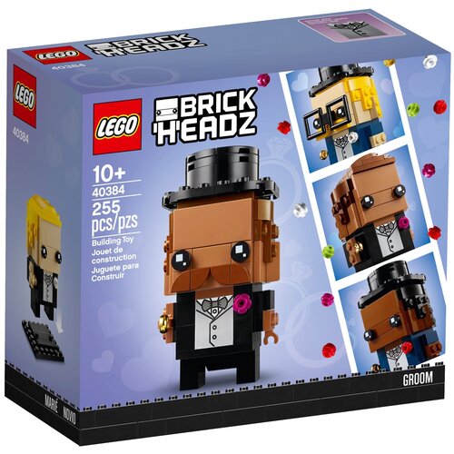 Конструктор LEGO BrickHeadz 40384 Жених, 255 дет. конструктор lego brickheadz 40443 волнистый попугайчик budgie 261 дет