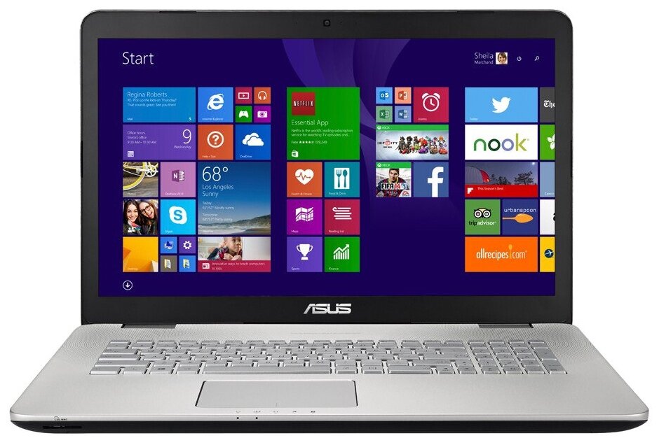 Ноутбук ASUS N751JK (1920x1080, Intel Core i7 2.5 ГГц, RAM 12 ГБ, HDD ...