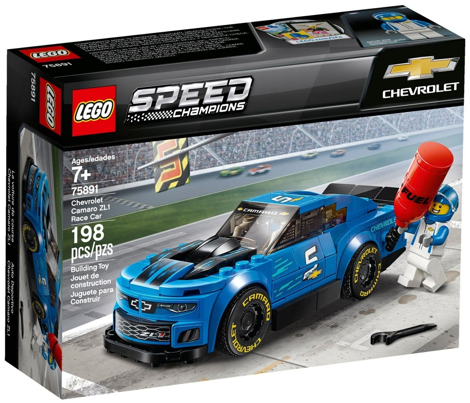 Конструктор LEGO Speed Champions 75891 Шевроле Камаро ZL1