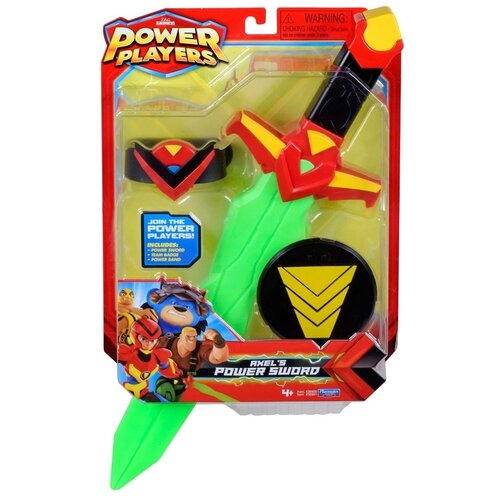 Игрушка Меч Playmates TOYS Axel's Power, зелeный игровой набор power players перчатки браслеты акселя звук свет пауэр плейерс 38626