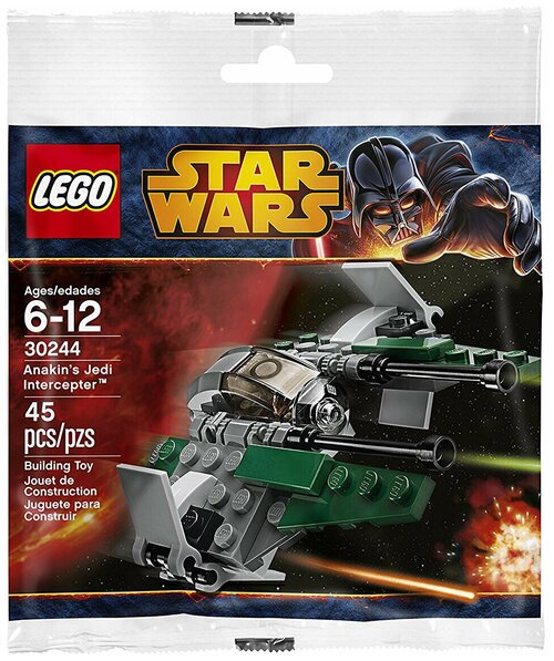 Конструктор LEGO Star Wars 30244 Перехватчик Джедая Анакина, 45 дет.