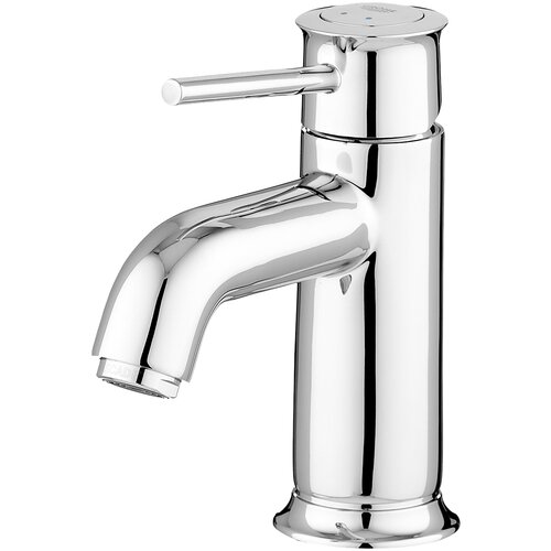 фото Смеситель для раковины (умывальника) grohe bauclassic 23162000 серебристый