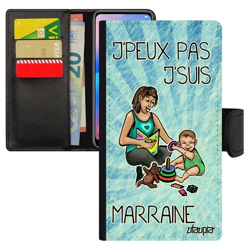 фото Чехол книжка на мобильный xiaomi mi 8 lite, "не могу - стала крестной!" семья пародия utaupia