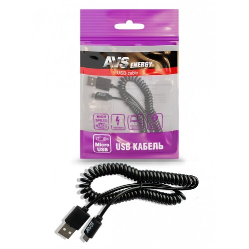 кабель micro USB, 2м, витой AVS A78608S 1шт
