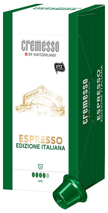Кофе в капсулах Cremesso Espresso Italiano 16 порций - фотография № 1