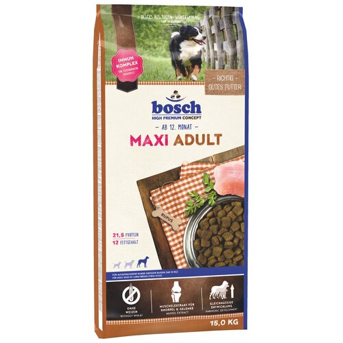 Сухой корм для собак Bosch Adult 1 уп. х 1 шт. х 3 кг (для средних и крупных пород)