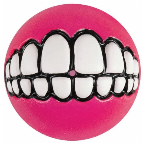 фото Мячик для собак rogz grinz large pink