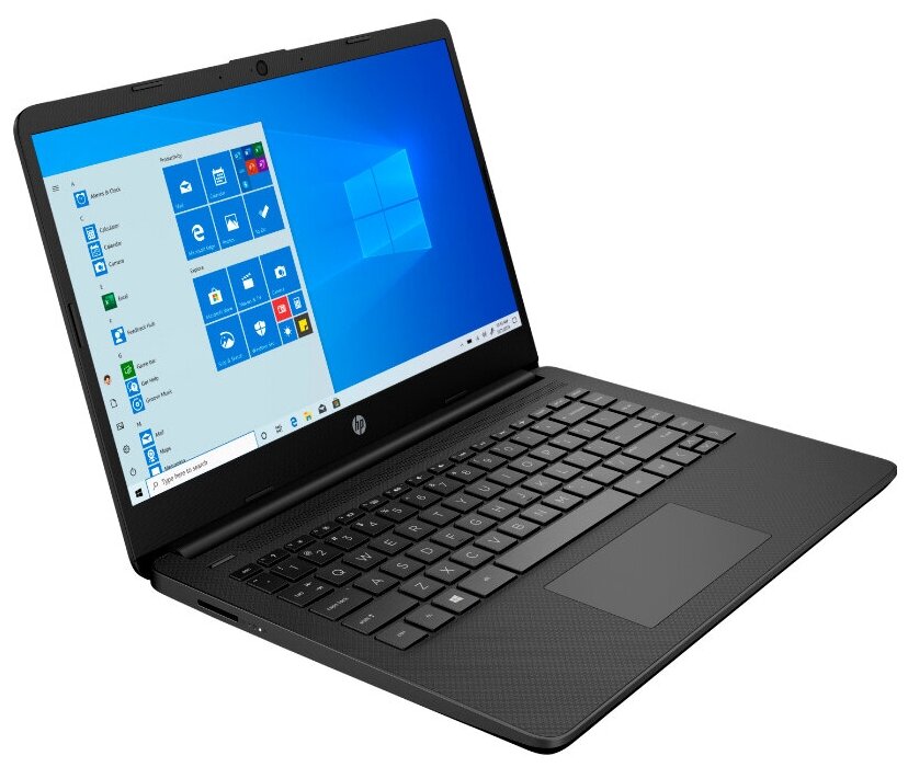 14 Ноутбук HP 14s-dq1034ur 1920x1080 Intel Core i3 12 ГГц RAM 8 ГБ SSD 256 ГБ Win10 Home 22M82EA черный