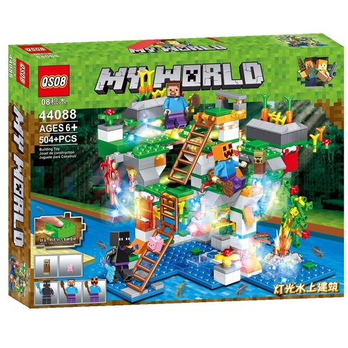 Конструктор QS08 My World 44088 Радужный остров, 504 дет.