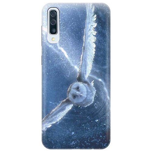 фото Чехол - накладка artcolor для samsung galaxy a50 / a50s / a30s с принтом "сова в полёте" re:pa