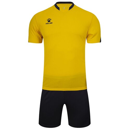 2021summer 3 pieces female shorts set short sleeve blazer Форма спортивная Kelme, размер 06-XL, черный, желтый