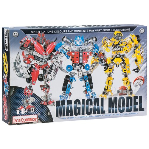 Конструктор металлический Iron Commander Трансформер 555 дет. 816B-108