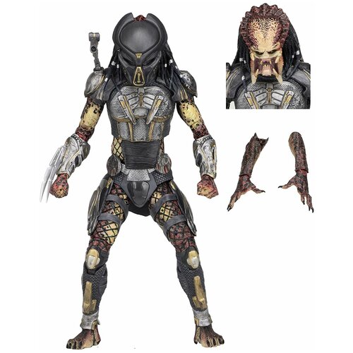 фигурка neca alien 40th anniversary – kane scale action figure 17 см Фигурка NECA Predator (2018) Fugitive Predator 51572, 21 см