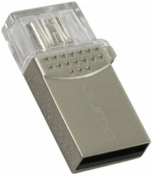 Флешка Qumo Keeper 32 GB, серебристый