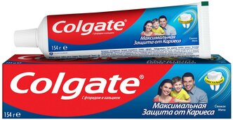 Зубная паста Colgate Максимальная защита от кариеса Свежая мята, 100 мл