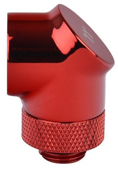 Pacific G1/4 90 Degree Adapter [CL-W052-CU00RE-A] - Red/DIY LCS/Fitting/2 Pack