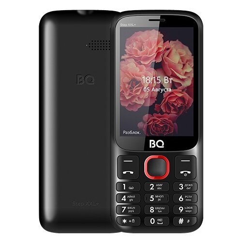 BQ 3590 Step XXL+, 2 SIM, черный / красный