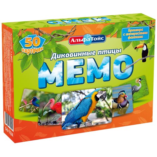 игра Мемо диковинные птицы