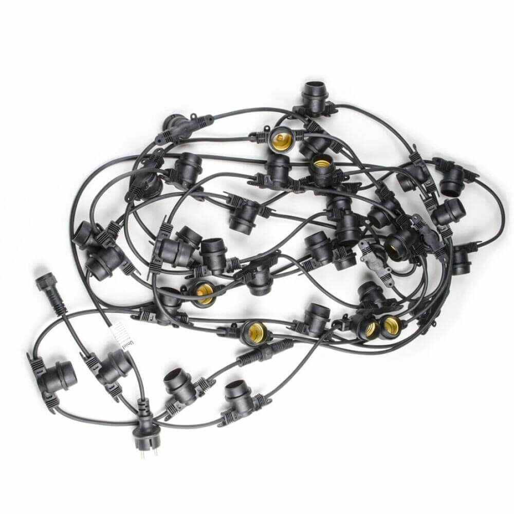 Уличная гирлянда Belt-Light с цоколем E27 5м черный Uniel