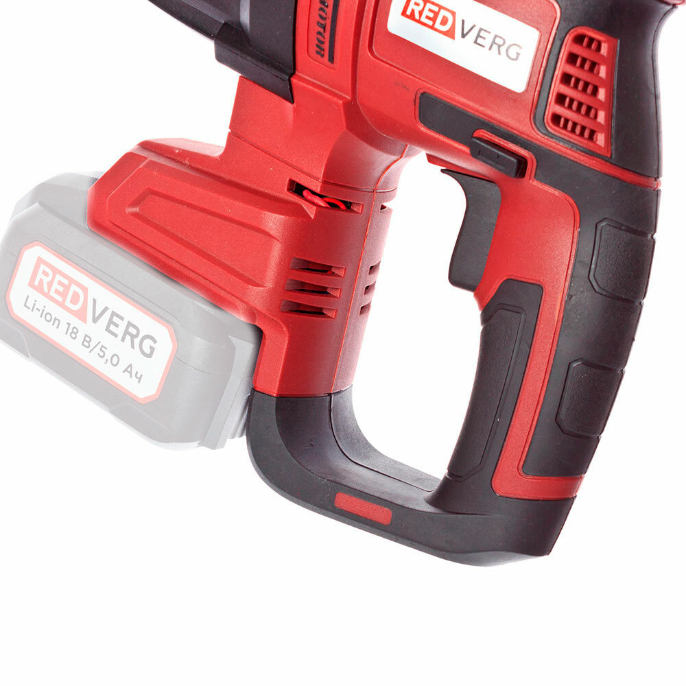 Аккумуляторный перфоратор REDVERG RD-RH18-24BL/U (без акк, без з/у) - фото №4