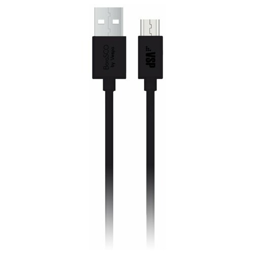 BORASCO Кабель BoraSCO 37339 micro USB 1м Черный