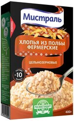 Мистраль Хлопья Фермерские из полбы, 400 г, 1 уп.