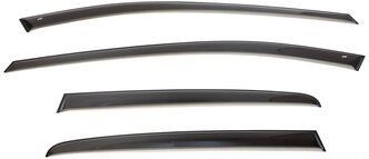 Дефлекторы окон Cobra Tuning P10508 для PEUGEOT 308 I хэтчбек 2007-2015, 5 дв., ветровики на окна накладные