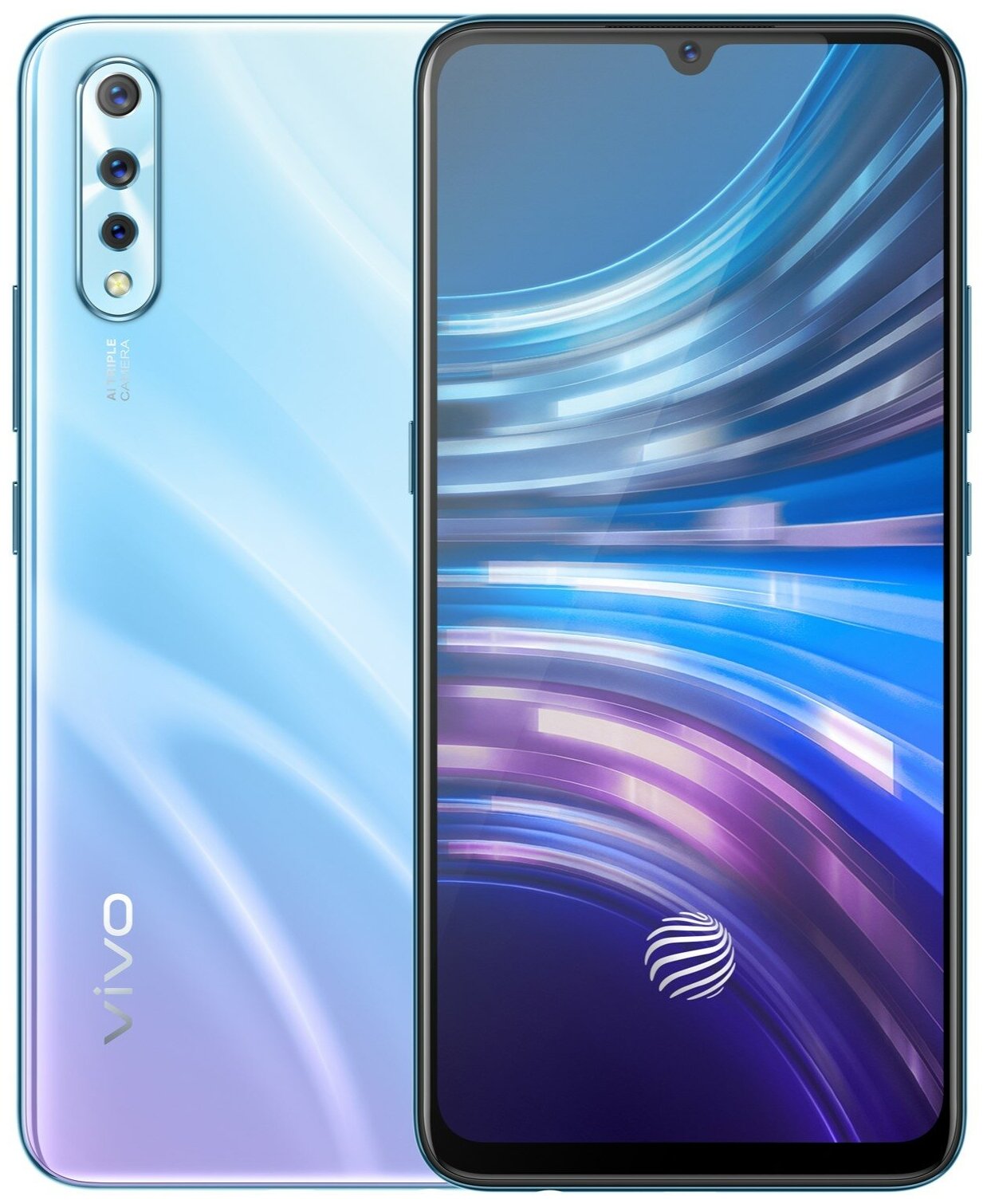 Смартфон vivo V17 Neo, Dual nano SIM, голубой перламутр