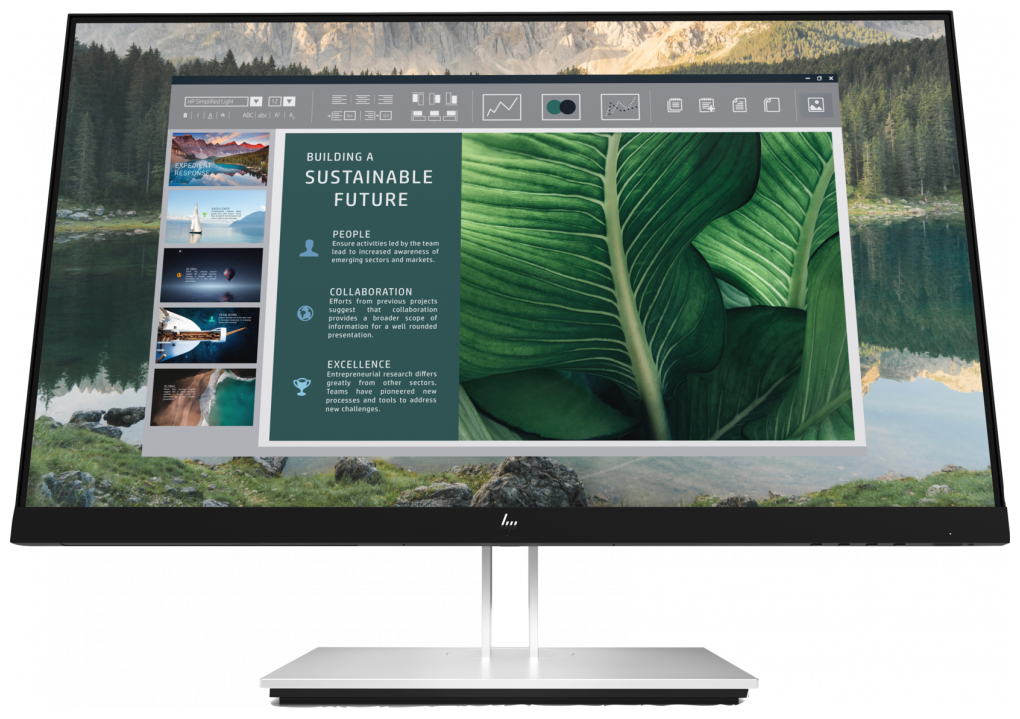 Hp LCD 23.8" E24u G4 черный