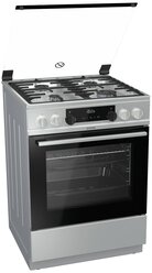 Комбинированная плита Gorenje K 634 XF, серебристый