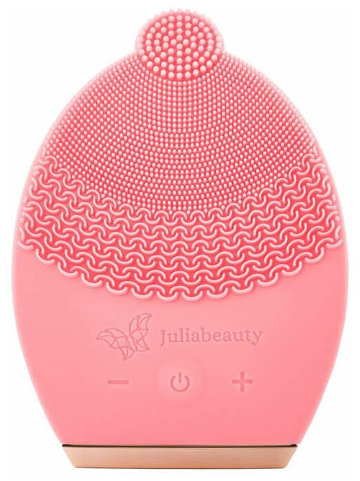 Косметологический аппарат Juliabeauty "OVAL" из антимикробного силикона щетка электрическая для умывания очищения лица домашний уход вибромассажер