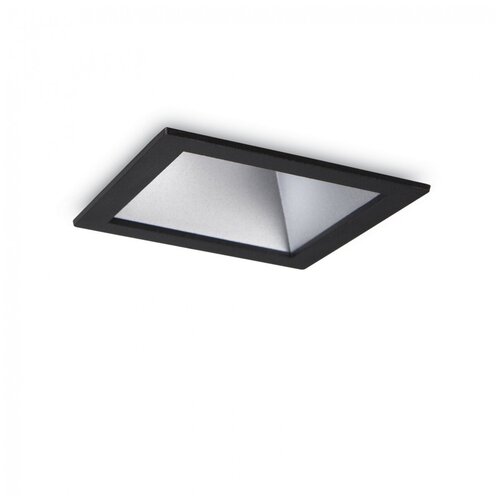 Ideal Lux Встраиваемый светодиодный светильник Ideal Lux Game Square Black Silver