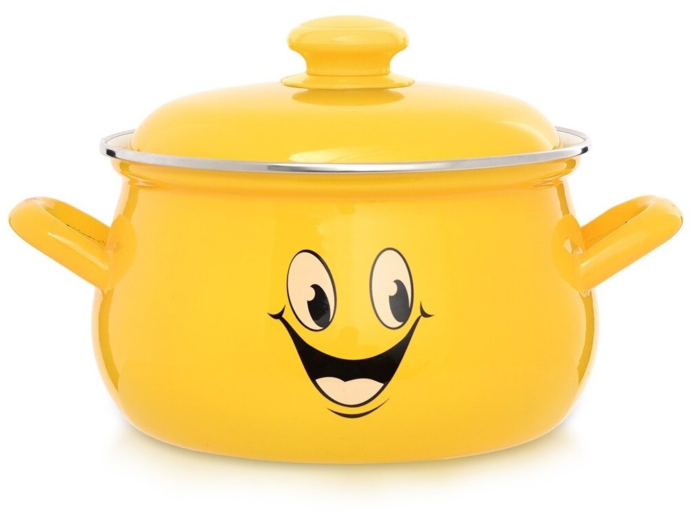 фото Кастрюля Эстет Улыбка, 4.5 л, диаметр 23.5 см