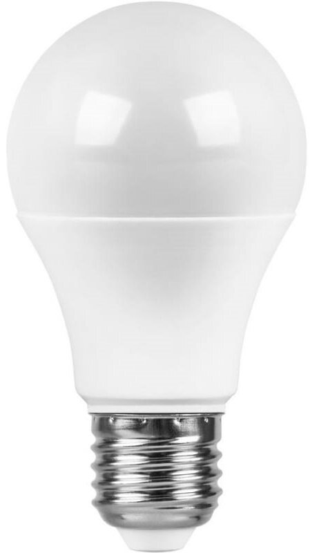 Лампочка светодиодная Saffit 10Вт 230V E27 4000K A60, SBA6010, 55005 - фотография № 2