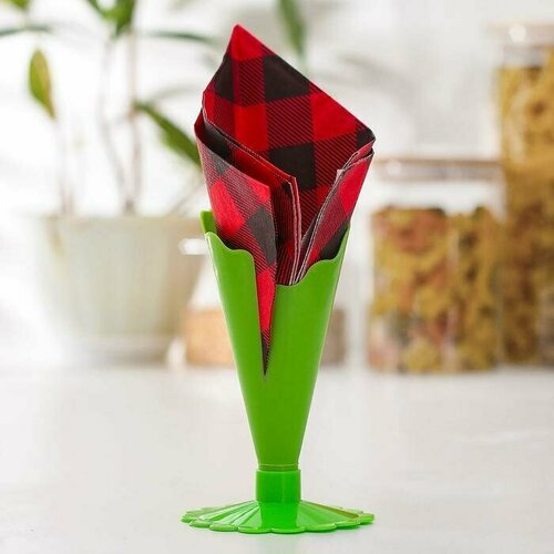 Салфетница Листок цвет микс 20 шт 1228₽