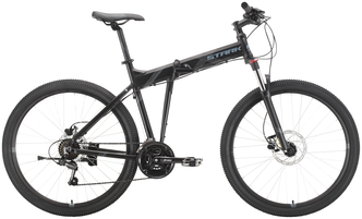 Горный (MTB) велосипед STARK Cobra 27.2 HD (2021) черный/серый 20" (требует финальной сборки)