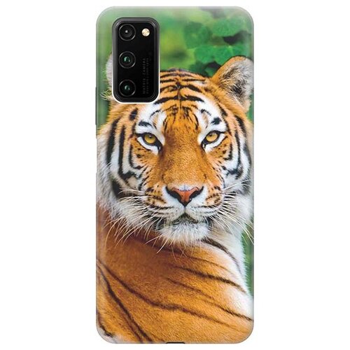 фото Чехол - накладка artcolor для honor view 30 pro с принтом "портрет тигра" re:pa