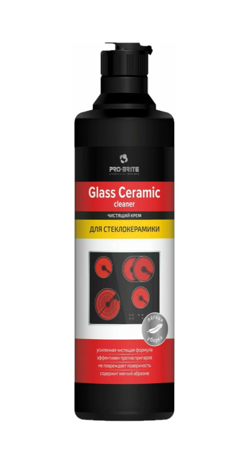 Pro-Brite Glass Ceramic cleaner Чистящий крем для стеклокерамики 500мл. - фотография № 6