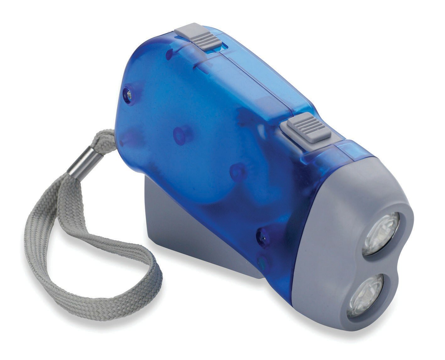 Облик фонарь ручной 502 (э/динамический+акк.) 2св/д, голубой+серый/пластик, 2 режима