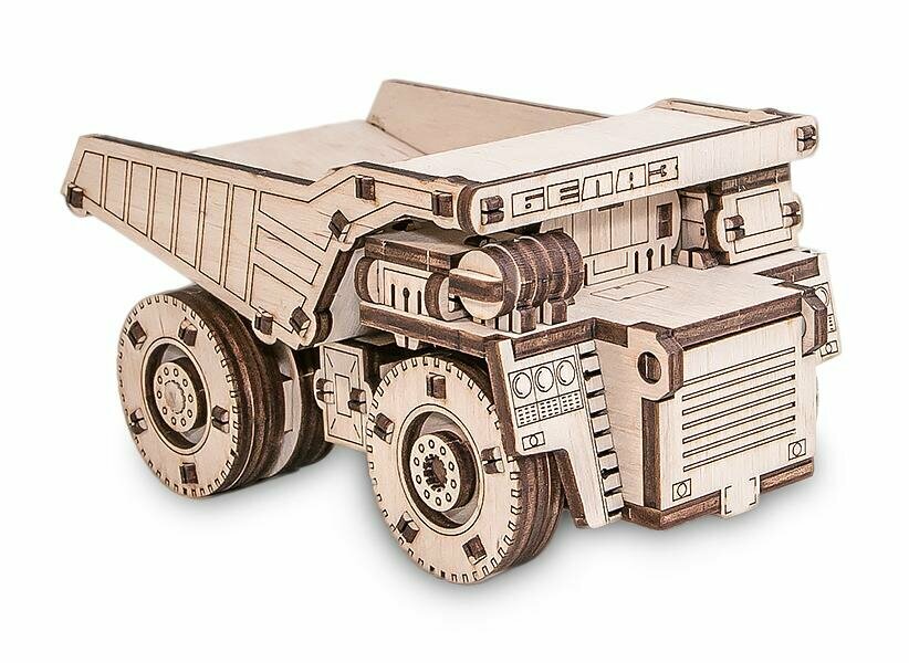 Конструктор деревянный 3D Ewa Belaz Mini Eco Wood Art - фото №1