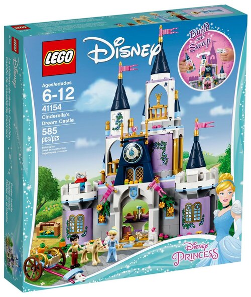 Конструктор LEGO Disney Princess 41154 Волшебный замок Золушки, 585 дет.