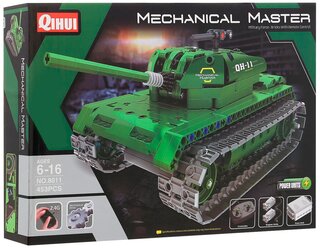 Конструктор QiHui Mechanical Master 8011 Танк