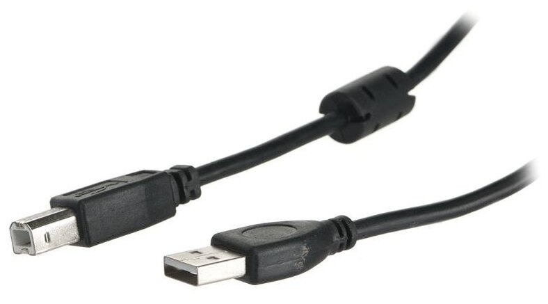 Кабель USB AM/BM Cablexpert CCF-USB2-AMBM-15, 4.5 м, экран, феррит. кольцо