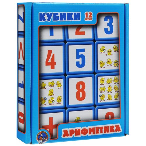 Развивающая игрушка Десятое королевство Арифметика 00350, 12 дет.