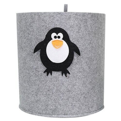 фото Eva органайзер для хранения, корзинка funny пингвин, я47322 серый
