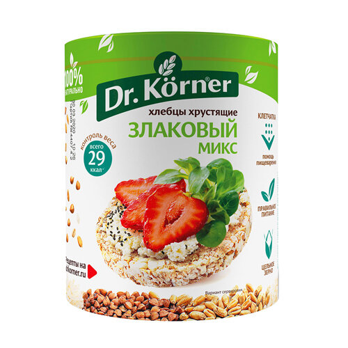 Хлебцы Dr. Korner "Злаковый микс" хрустящие, 90гр - фото №6