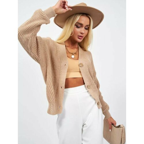 Кардиган Only you, размер M, бежевый