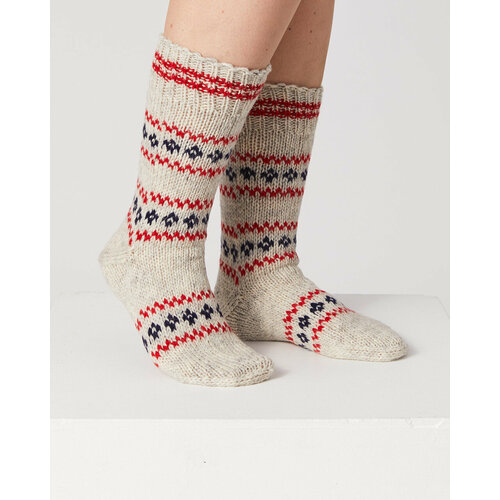 фото Женские носки , размер 40-42, серый woo-art